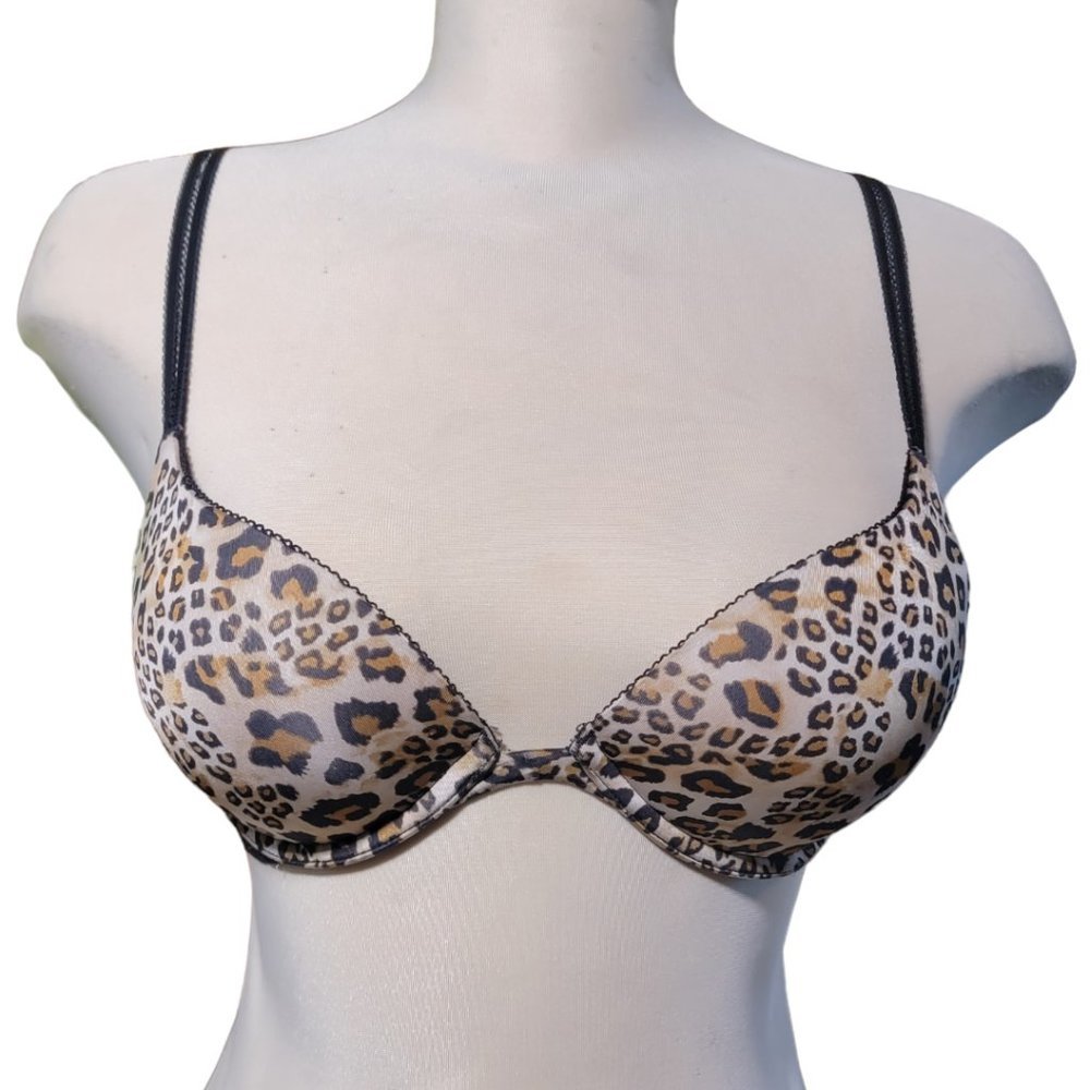 Lasenza Leopard Print Padded Bra Size 32B or 70B